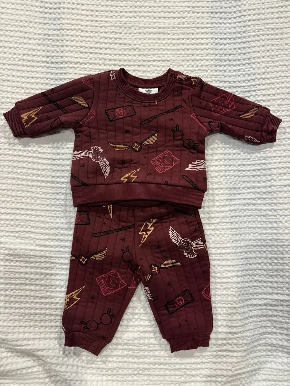 Harry Potter Wizarding World Infant 2 Piece Outfit, 0-3 Months